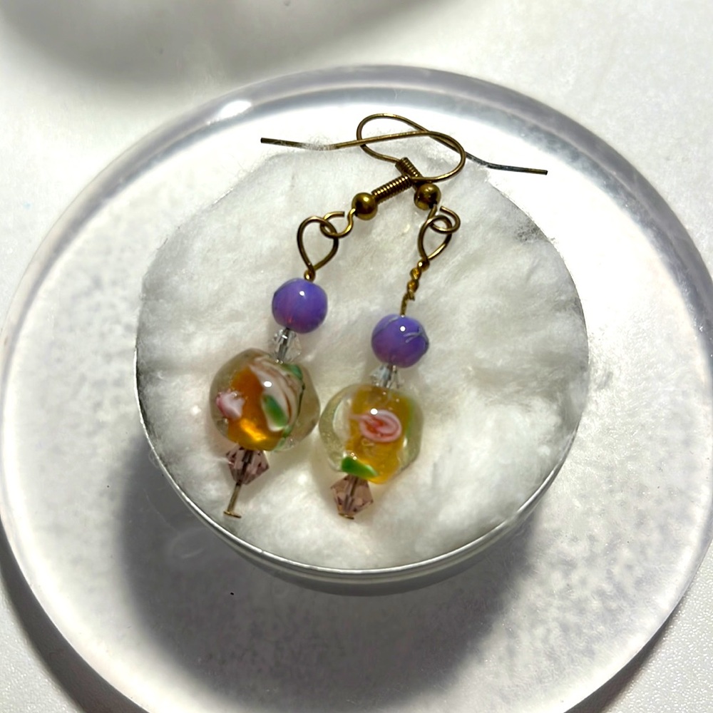 Handmade earrings.